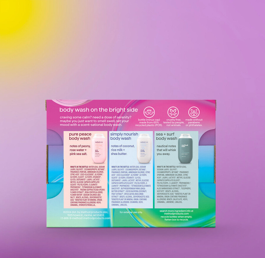 coffret cadeau format voyage trio de gels douche