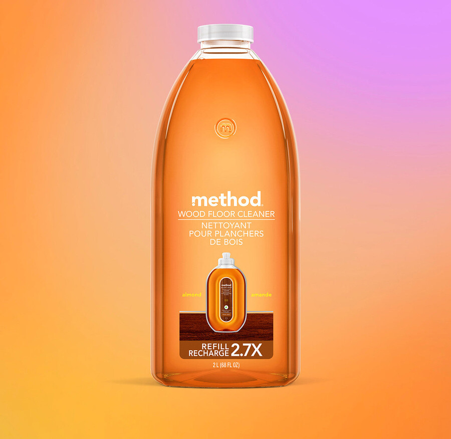 recharge de nettoyant pour planchers de bois franc squirt mop