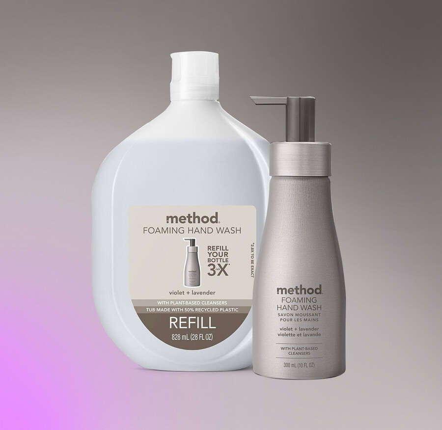 savon moussant pour les mains