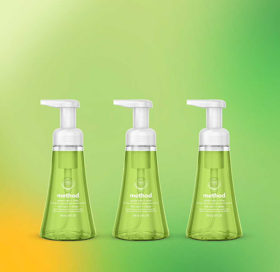 lot de 3 savons moussants pour les mains