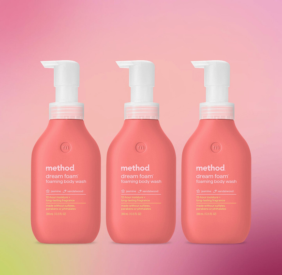 lot de 3 gels douche moussants dream foam