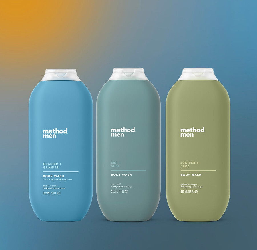 trio de gels douche pour hommes