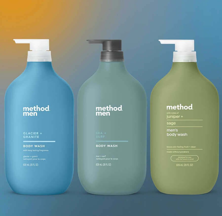 trio de gels douche pour hommes 84 oz.