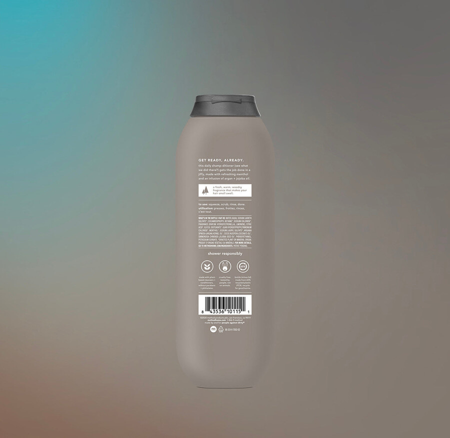 shampoing et après-shampoing 2 en 1