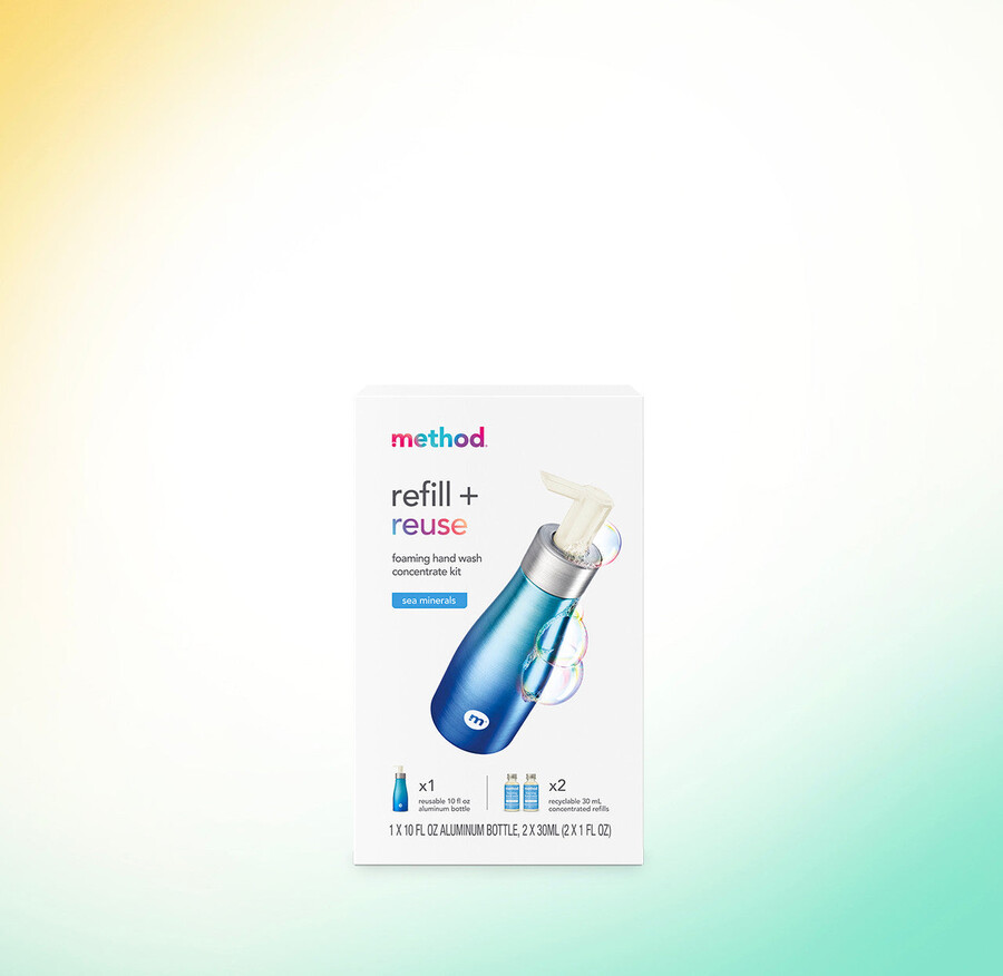 savon moussant pour les mains kit de démarrage concentré