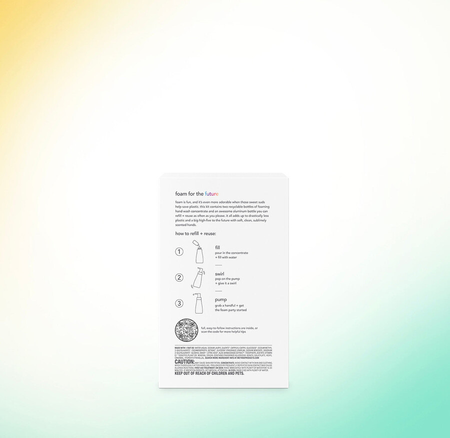 savon moussant pour les mains kit de démarrage concentré