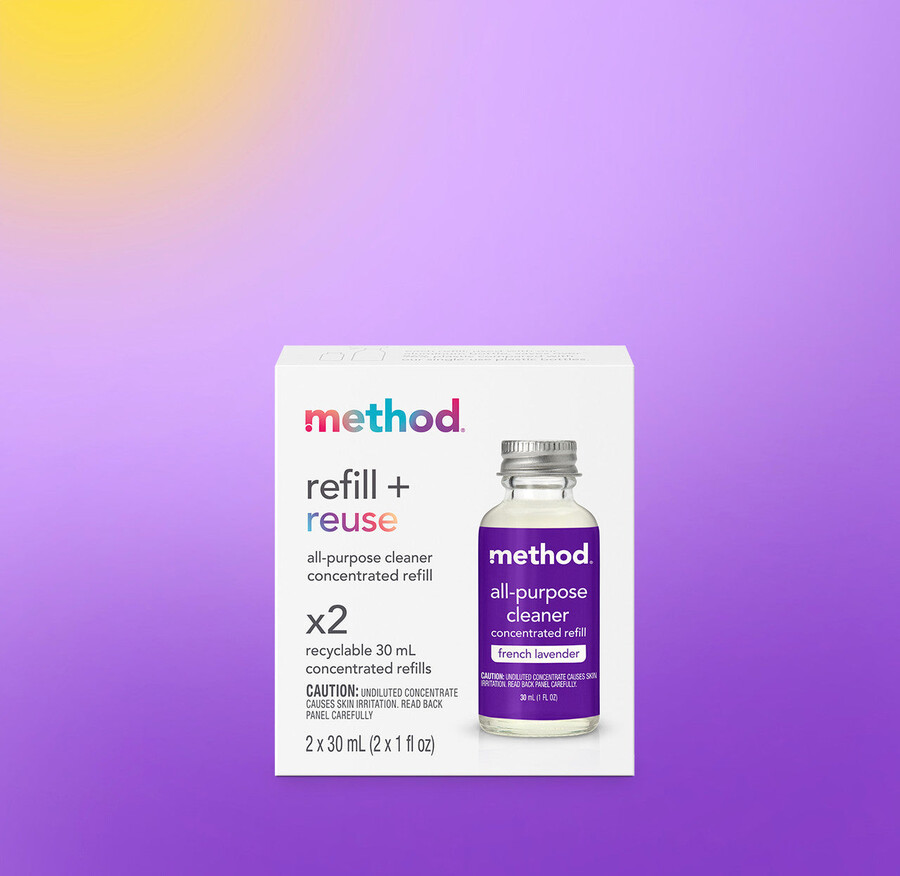 nettoyant multi-usages recharge concentrée en paquet de 2