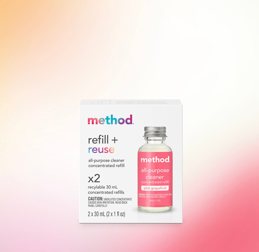 nettoyant multi-usages recharge concentrée en paquet de 2