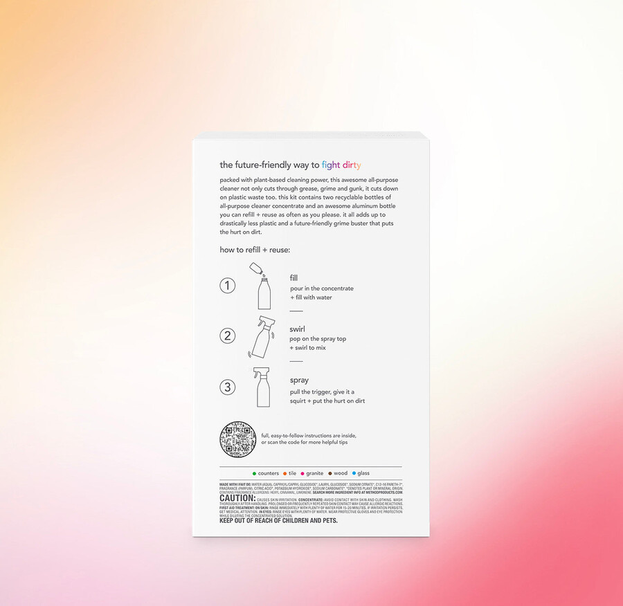 nettoyant tout usage kit de démarrage concentré