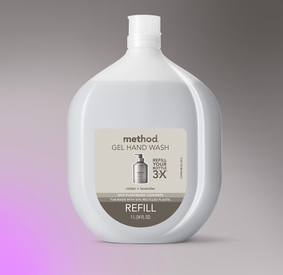 recharge de savon moussant pour les mains