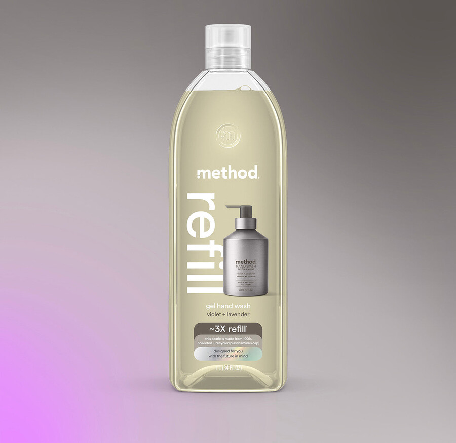 recharge de gel hydroalcoolique pour les mains