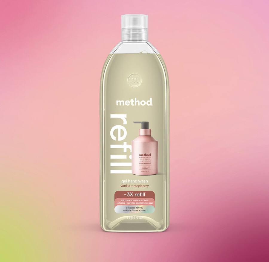 recharge de gel hydroalcoolique pour les mains