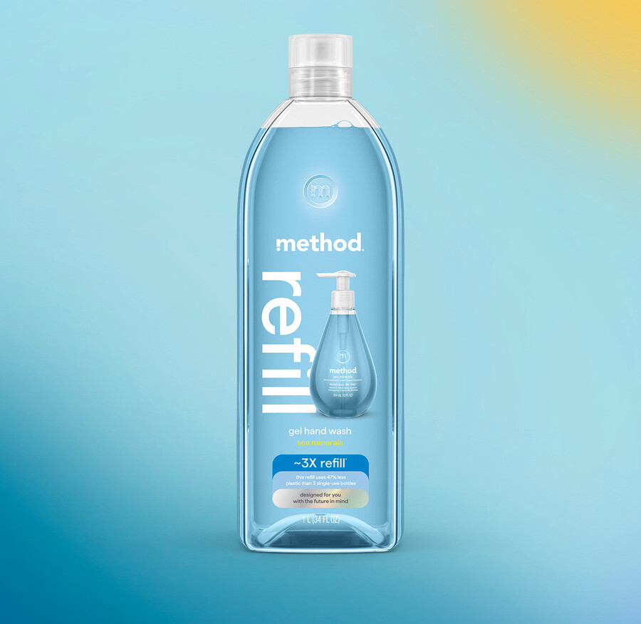 recharge de gel hydroalcoolique pour les mains