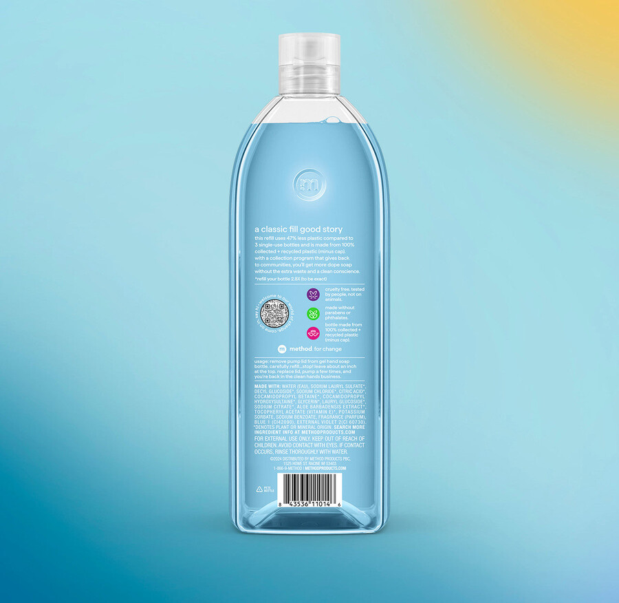 recharge de gel hydroalcoolique pour les mains