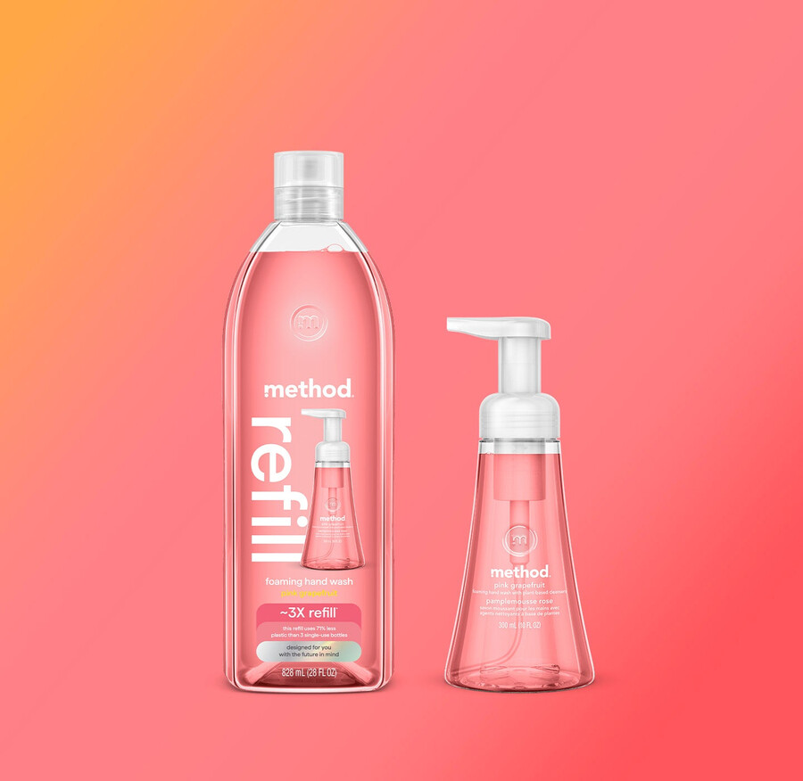 kit de démarrage pour savon moussant pour les mains